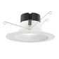 Juno 65SEMW SWW5 90CRI M6 10.5W 5"/6" Switchable White LED Trim Kit, Smooth Trim, 900 Lumens, Switchable CCT 2700K-5000K, 90 CRI, 120V, White