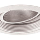 Juno Recessed Lighting 688W-WH (688 WWH) 5" Line Voltage Gimbal Ring in Baffle Trim, White Baffle, White Trim