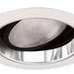 Juno Recessed Lighting 689C-WH (689 CWH) 5" Line Voltage Gimbal Ring in Cone Trim, Clear Reflector, White Trim