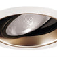Juno Recessed Lighting 689WHZ-WH (689 WHZWH) 5" Line Voltage Gimbal Ring in Cone Trim, Wheat Haze Reflector, White Trim