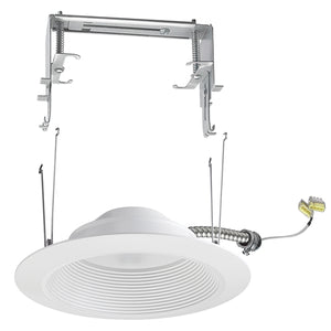 Juno Recessed Lighting 6RLC-835-9-WWH Downlight 6" Downlight LED Retrofit Trim 3500K, 900 Lumens, 80 CRI, White Finish