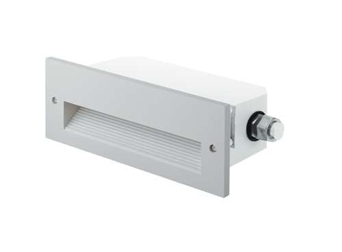 Juno Step Light  838LED 13W 40K 120 SR Outdoor 4100K LED Color Temperature, Silver Trim