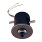 Juno Track Lighting 907QJ-BRZ (907 QJ BZ) Flat Quick Jack Mini MonoPoint for Remodel Applications, Bronze Finish