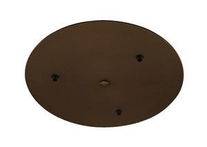 Juno Track Lighting 99014QJL-BRZ LED-Compatible Quick Jack Triple MonoPoint with 3 x 50W Built-in Transformer, Bronze Finish