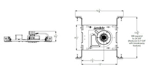 Juno Aculux AX2 A G2 12LM 27K 90CRI 45D FPC 120 Recessed Lighting 2 inch IC LED New Construction Adjustable Housing, 1200 Lumens, 2700K, 90 CRI, 45 Degree Flood, Phase Cut Dim, 5% Dim, 120V
