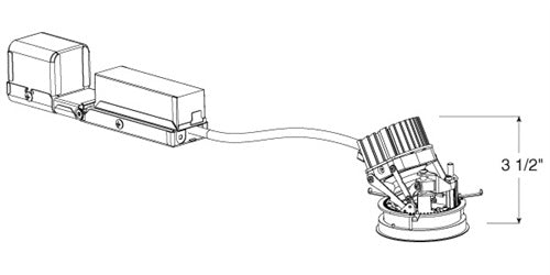 Juno Aculux AX2 AR G2 15LM 35K 80CRI 15D ZT MVOLT Recessed Lighting 2 inch LED Round Remodel Adjustable Housing, 1500 Lumens, 3500K Color Temperature, 80 CRI, Spot Beam, 0-10V Dimming, 1% Dim, 120-277V