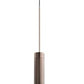 Juno DLMP QJ CYL 78IN 30K 80CRI BZ BZC WHA Track Lighting Decorative Cylinder LED Mini Pendant, Quick Jack Adapter Mounting, 70 Inch, 3000K Color Temperature, 80 CRI, Bronze Finish, Bronze Cordset Finish, White Adapter Finish