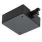 Juno HD Commercial Track Lighting HTEK12CL-BL (HTEK12CL BL) 277V 2-Circuit/2-Neutral, HTEK Current Limiting End Feed - Right Polarity, Black Color