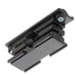 Juno HD Commercial Track Lighting HTEK21-BL (HTEK21 BL) 277V 2-Circuit/2-Neutral, HTEK Miniature Straight Connector, Black Color