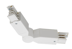 Juno HD Commercial Track Lighting HTEK24-WH (HTEK24 WH) 277V 2-Circuit/2-Neutral, HTEK Adjustable Connector, White Color