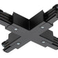 Juno HD Commercial Track Lighting HTEK38-BL (HTEK38 BL) 277V 2-Circuit/2-Neutral, HTEK X Connector, Black Color