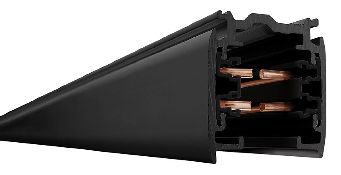 Juno HD Commercial Track Lighting HTEK44-BL (HTEK4 4FT BL) 4 ft HTEK Trac 277V 2-Circuit/2-Neutral, Black Color