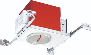 Juno IC1ALEDFW G4N 06LM MVOLT EZ1 Recessed Lighting 4" IC LED Gimbal Fire-Rated New Construction LED Housing, G4N, 600 Lumens, 120-277V,  eldoLED 0-10V, 1% Dim