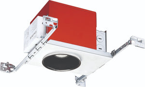 Juno IC4ALFW 07LM 27K 90CRI SP 120 FRPC Recessed Lighting 4" IC LED Fire-Rated Internally Adjustable New Construction LED Downlight New Construction Housing, 700 Lumens, 2700K, 90 CRI, Spot Distribution, 120V Forward/Reverse Phase Cut, 5% Dim