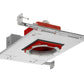 Juno IC1AJBPF 06LM 120 FRPC Recessed Lighting 4" IC LED Fire-Rated Red Series New Construction Adjustable Housing, 600 Lumens, 120 V Forward/Reverse Phase Cut, 5% Dim