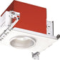 Juno IC1LEDFW 10LM 27K 90CRI WFL 120 FRPC Recessed Lighting 4" IC LED Fire-Rated New Construction LED Housing, 2700K, 90 CRI, 65 Degrees Distribution, 120V Forward/Reverse Phase Cut, 5% Dim