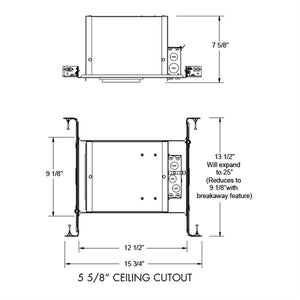 Juno IC20LED G4 14LM 30K 90CRI MVOLT ZT10 Recessed Lighting 5" LED New Construction IC Type Housing 1400 Lumens, 3000K Color Temperature, Universal Driver 120-277V, 0-10V, 10% Dim