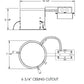 Juno IC22RLED G4 09LM 27K 90CRI MVOLT EZ1 Recessed Lighting 6" LED IC Type Remodel Housing 900 Lumens, 2700K Color Temperature, Universal Driver 120-277V, eldoLED 0-10V, 1% Dim