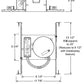 Juno Recessed Lighting IC25S (IC25 S) 5" Line Voltage IC Type Shallow Housing with smaller bar hangers