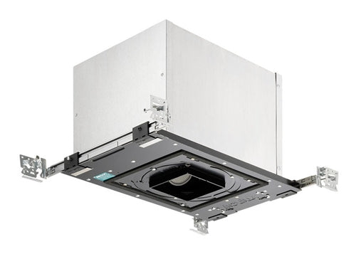 Juno Aculux Recessed Lighting IC43SQ-E1 3-1/4 inch Low Voltage New Construction IC Square Adjustable Housing with 120V Electronic Transformer