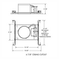 Juno Recessed Lighting IC922LWDG4-3K-1 6 " IC WarmDim LED New Construction Housing 900 Lumens, 3000K Color Temperature, Dedicated Driver 120V