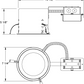Juno Recessed Lighting IC922RLEDG3-3K-U 6" LED IC Type Remodel Housing 900 Lumens, 3000K Color Temperature, Universal Driver 120-277V