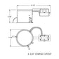 Juno Recessed Lighting IC922RLEDG4-41K-U 6" LED IC Type Remodel Housing 900 Lumens, 4100K Color Temperature, Universal Driver 120-277V