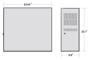Juno Iota IIS 750 120/277 90M HE SD 3ZONE DR3 AI SC 750 Watt Emergency Inverter for CA Title 20, 120-277V, 90 Minutes Emergency Operation, Self-Diagnostic