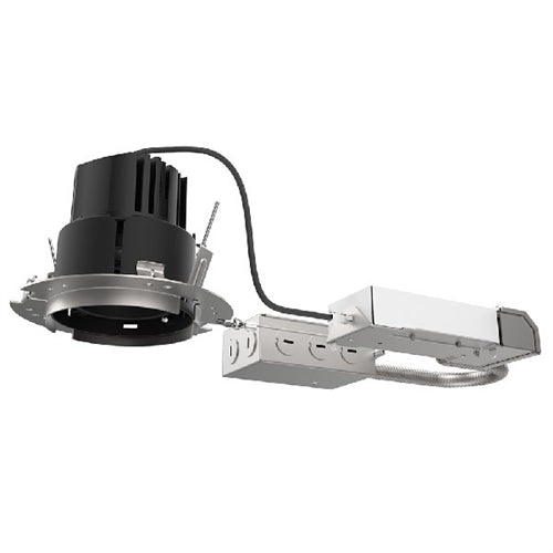 Juno Aculux INIT3 DR 15LM 30K 80CRI 50D FPC 120 Recessed Lighting 3" Non IC Remodel Housing, 1500 Lumens, 3000K Color Temperature, 80 CRI, 50 Degree Beam, Phase Cut Dimming, 120V