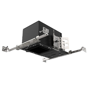Juno Aculux INIT3SQ D 12LM 35K 80CRI 50D FPC 120 ICAT Recessed Lighting 3" Square  IC New Construction Housing, 1200 Lumens, 3500K, 80 CRI, 50 Degree Beam, Phase Cut Dimming & 0-10V, 120V