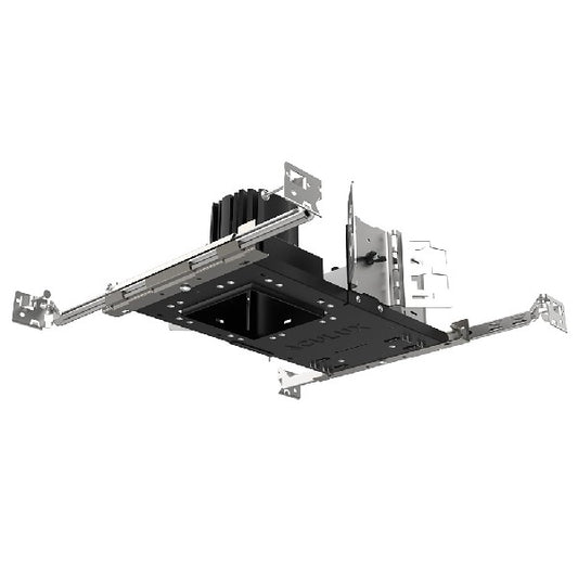Juno Aculux INIT3SQ D 15LM 30K 80CRI 50D FPC 120 Recessed Lighting 3" Square  Non IC New Construction Housing, 1500 Lumens, 3000K, 80 CRI, 50 Degree Beam, Phase Cut Dimming & 0-10V, 120V
