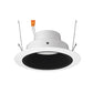 Juno J6RL G4N DB 06LM 35K 90CRI 120 FRPC BWH Recessed Lighting 6" Gen 4 Retrofit LED Downlight Trim Module 600 Lumens, 3500K Color Temperature, Black Baffle, Less Medium Base Socket Adapter