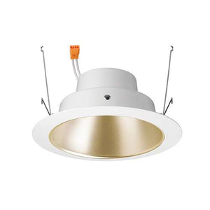 Juno J6RL G4 DC 06LM 27K 90CRI 120 FRPC WHZWH Recessed Lighting 6" Gen 4 Retrofit LED Downlight Trim Module 600 Lumens, 2700K Color Temperature, Wheat Haze Cone, Less Medium Base Socket Adapter