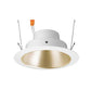 Juno J6RL G4 DC 06LM 30K 90CRI 120 FRPC WHZWH Recessed Lighting 6" Gen 4 Retrofit LED Downlight Trim Module 600 Lumens, 3000K Color Temperature, Wheat Haze Cone, Less Medium Base Socket Adapter