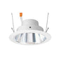 Juno J6RL G4 DC 06LM 40K 90CRI 120 FRPC CWH Recessed Lighting 6" Gen 4 Retrofit LED Downlight Trim Module 600 Lumens, 4100K Color Temperature, Clear Cone, Less Medium Base Socket Adapter