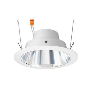 Juno J6RL G4 DC 06LM 40K 90CRI 120 FRPC CWH Recessed Lighting 6" Gen 4 Retrofit LED Downlight Trim Module 600 Lumens, 4100K Color Temperature, Clear Cone, Less Medium Base Socket Adapter