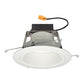 Juno J6RL WD G4N DC 06LM 30K 90CRI 120 FRPC WWH Recessed Lighting 6" IC WarmDim LED Retrofit Downlight Trim Module 600 Lumens, 3000K Color Temperature, White Cone, White Trim, Less Medium Base Socket Adapter