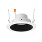Juno J6RL G4N DB 06LM 27K 90CRI 120 FRPC BWH Recessed Lighting 6" Gen 4 Retrofit LED Downlight Trim Module 600 Lumens, 2700K Color Temperature, Black Baffle, Less Medium Base Socket Adapter