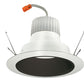 Juno Recessed Lighting J6RLG3-3K-6-BWH 6" Retrofit LED Downlight Trim Module 600 Lumens, 3000K Color Temperature, Black Baffle, Less Medium Base Socket Adapter