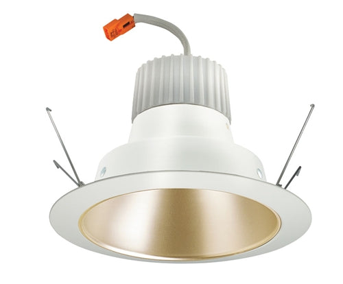 Juno Recessed Lighting J6RLG3-3K-9-WZW 6" Retrofit LED Downlight Trim Module 900 Lumens, 3000K color Temperature, Wheat Haze Cone, White Trim, Less Medium Base Socket Adapter