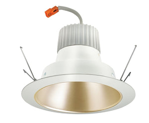 Juno Recessed Lighting J6RLG3-41K-9-WZW 6" Retrofit LED Downlight Trim Module 900 Lumens, 4100K color Temperature, Wheat Haze Cone, White Trim, Less Medium Base Socket Adapter