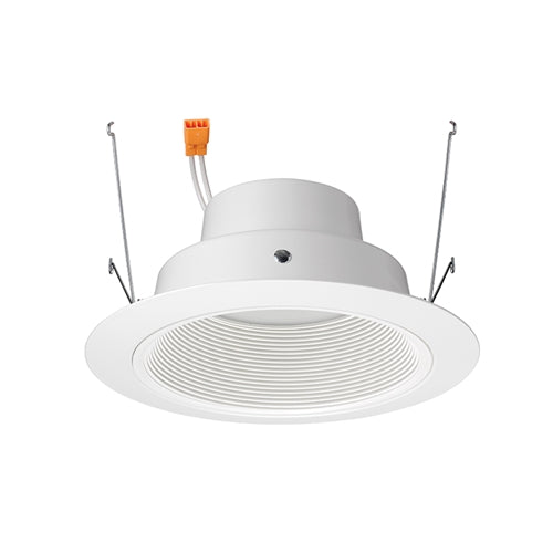 Juno Recessed Lighting J6RLG4-35K-6-WWH 6" Gen 4 Retrofit LED Downlight Trim Module 600 Lumens, 3500K Color Temperature, White Baffle, Less Medium Base Socket Adapter