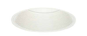 Juno Recessed Lighting J6RLTRIM-WWH (J6RLTRIM DB WWH) 6 inch LED White Baffle Trim Insert Only for J6RLG3 Downlight Trim Module, Less Medium Base Socket Adapter