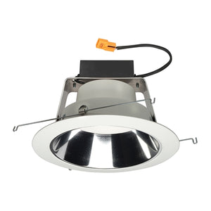Juno Recessed Lighting J6RLWDG4N-3K-6-CLW 6" IC WarmDim LED Retrofit Downlight Trim Module 600 Lumens, 3000K Color Temperature, Clear Cone, White Trim, Less Medium Base Socket Adapter