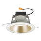 Juno Recessed Lighting J6RLWDG4N-3K-6-WZW 6" IC WarmDim LED Retrofit Downlight Trim Module 600 Lumens, 3000K Color Temperature, Wheat Haze Cone, White Trim, Less Medium Base Socket Adapter