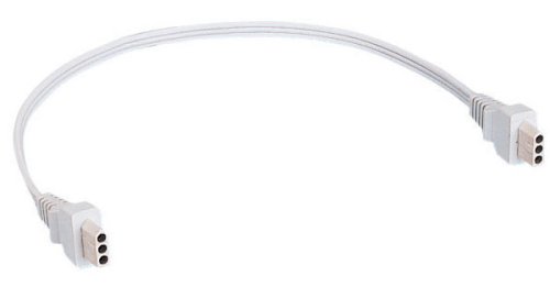Juno Undercabinet Lighting JC3-26-WH (JC3 26IN WH) 26" Jumper Cord, 3-Wire, White Finish