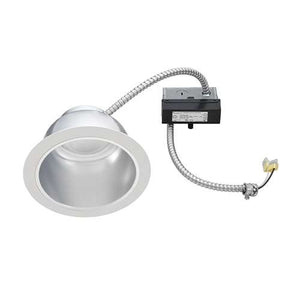 Juno JCLR6S 20LM 27K 90CRI MVOLT ZT HZWH Recessed Lighting 6" LED Retrofit Trim for 6" - 6 1/2" Commercial Rough-In Section, 2000 Lumens, 2700K Color Temperature, 90 CRI, 120-277V, Haze Finish