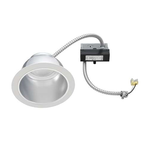 Juno JCLR6S 20LM 40K 90CRI 120 FRPC HZWH Recessed Lighting 6" LED Retrofit Trim for 6" - 6 1/2" Commercial Rough-In Section, 2000 Lumens, 4000K Color Temperature, 90 CRI, 120V, Haze Finish