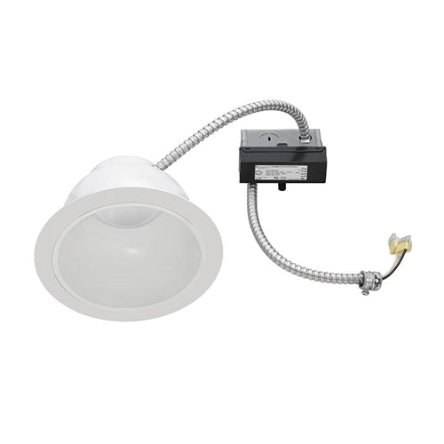 Juno Recessed Lighting JCLR6S-24-830K3-WH 6" LED Retrofit Trim for 6" - 6 1/2" Commercial Rough-In Section, 2400 Lumens, 3000K Color Temperature, 80 CRI, 347V, White Finish