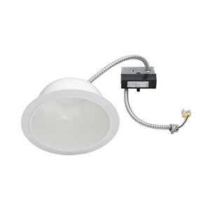 Juno JCLR8L 20LM 40K 90CRI 120 FRPC WWH Recessed Lighting 8" LED Retrofit Trim for 8 5/8" - 9 1/8" Commercial Rough-In Section, 2000 Lumens, 4000K Color Temperature, 90 CRI, 120V, White Finish